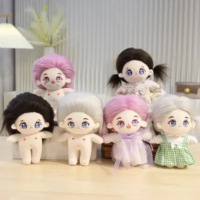 20 см кавайные хлопковые аниме плюшевые куклы AGK - купить по низким ценам  в интернет-магазине OZON (1271343073)