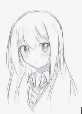 рисунок аниме девушка лицо раскраски наброски вектор PNG , аниме рисунок,  рисунок крыла, девушка рисует PNG картинки и пнг рисунок для бесплатной  загрузки