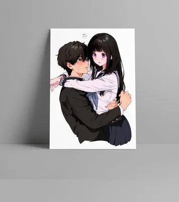 Обложка на паспорт с героями аниме Любовь и продюсер - купить недорого
