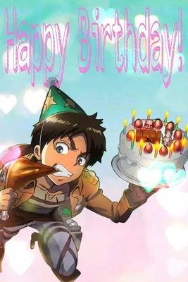 Eren Jaeger happy birthday | Anime happy birthday, Anime, Eren jaeger