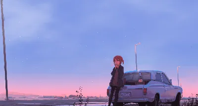 Anime Girl with Flowers Desktop Wallpaper - Anime Wallpaper 4K