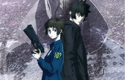 Amazon.com: Superior Posters Psycho Pass Poster Anime Promo Japanese Shinya  Kougami Police Fight 16x20 : Office Products