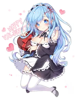 Happy Valentine's Day. Anime Art. | Пикабу