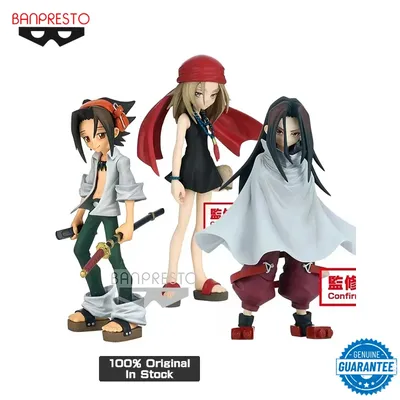 Original Genuine Banpresto 14cm Anime Shaman King Yoh Asakura Hao Kyoyama  Anna Collectible Action Figures Toys Ornaments Model - AliExpress