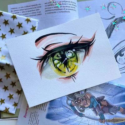 Как нарисовать глаза аниме | Художка онлайн | Дзен