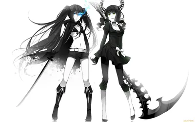 Аниме скетчбук Стрелок с Чёрной Скалы - Блэк Рок Шутер / Black Rock Shooter  - Black Rock Shooter купить в интернет магазине в Москве с доставкой по РФ