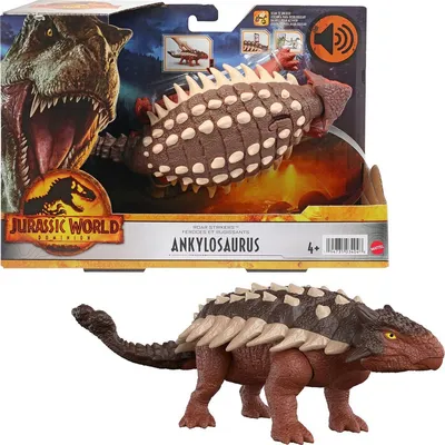 Фигурка динозавра Jurassic World 2 Анкилозавр звуковая (FMM23/FMM25)