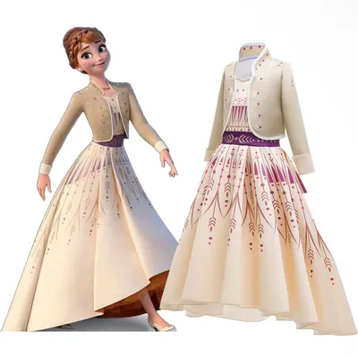 Кукла Disney Frozen Холодное Сердце 2 в сверкающем платье Анна купить по  цене 11190 ₸ в интернет-магазине Детский мир