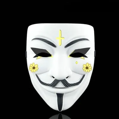 Maska anonymous ♡ | Винтажные плакаты, Маска, Анонимус