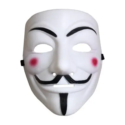 Маска \"Анонимус\", цвет: СЕРЕБРО купить в интернет магазине Растишка в  Тамбове