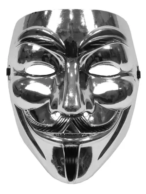 Светящаяся LED маска Гая Фокса Анонимуса на батарейках (id 67234428),  купить в Казахстане, цена на Satu.kz
