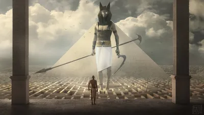 Fantasy Anubis 4k Ultra HD Wallpaper