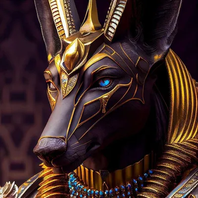 Анубис египетский бог - онлайн-пазл