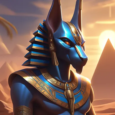 Анубис: божественный воин, антропоморфизированный в доспехах Иллюстрация  штока - иллюстрации насчитывающей египетско, египет: 266478405