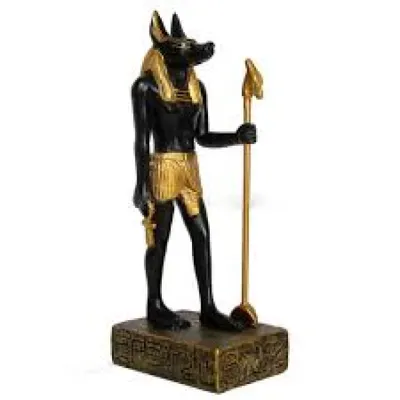 Анубис: божественный воин, антропоморфизированный в доспехах Иллюстрация  штока - иллюстрации насчитывающей золото, икона: 266478418