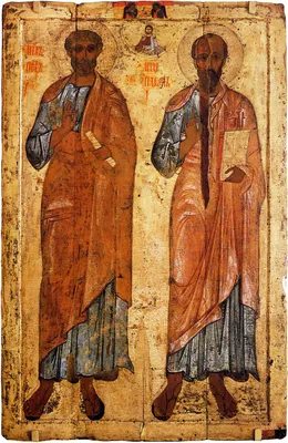 Пётр и Павел (белозерская икона XIII века) — Википедия