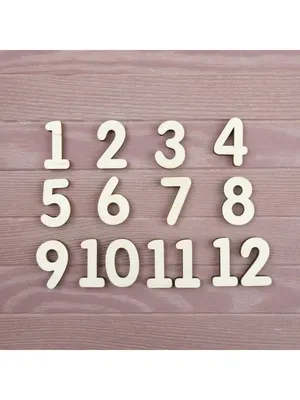 100 шт., цифры из необработанной древесины, арабские цифры, самодельные  цифры, поделки, аксессуары (30 мм) | AliExpress