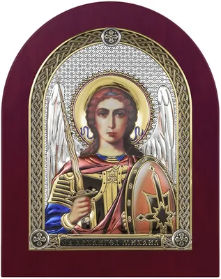 Ростовая икона святого Архангела Михаила, написанная на доске