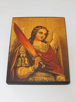 Архангел Михаил икона ручной работы купить в мастерской при храме