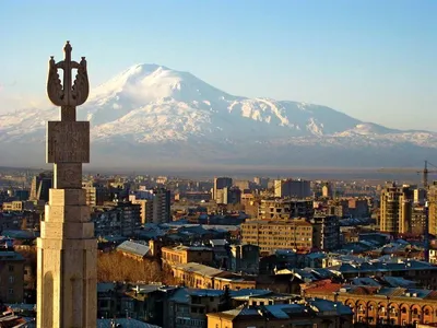 Купить фотообои Гора Арарат, Армения на Wall-photo.ru - интернет магазин  фотообоев. Недорогие фотообои на заказ