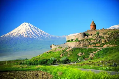 Картинки Города Фонтаны Yerevan Здания Армения 3840x2400
