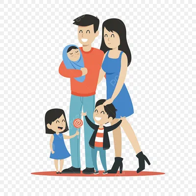 Happy Family Drawing High-Res Vector Graphic - Getty Images