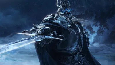 Обои World of Warcraft, Lich King, Arthas, Артас, Мир Warcraft,  frostmourne, Ледяная Скорбь на рабочий стол