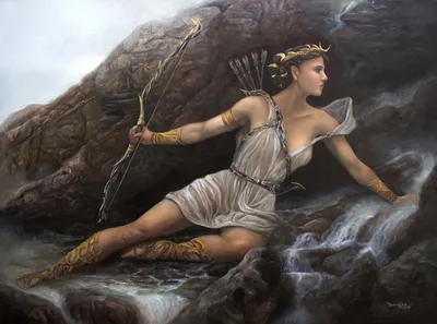Статуэтка Veronese WS- 10 \"Артемида - Богиня охоты\" в интернет-шоуруме  VALLES.TOP