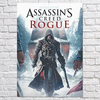 Плакат \"Кредо ассасина: Изгой, Assassin's Creed: Rogue\", 60×42см  (ID#776570178), цена: 190 ₴, купить на Prom.ua