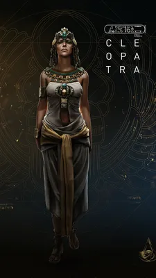 Фотографии Assassin's Creed Origins Cleopatra Девушки Игры 1080x1920