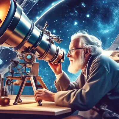 Астроном — стоковая векторная графика и другие изображения на тему Астроном  - Астроном, Астрономия, Векторная графика - iStock