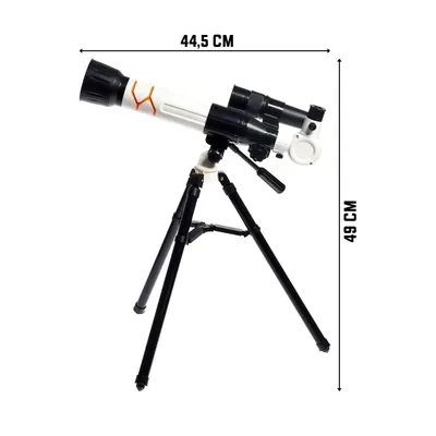 Телескоп \"Юный астроном\" кратность х40, желтый купить в Чите Микроскопы,  телескопы в интернет-магазине Чита.дети (6247993)