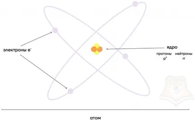 Строение атома: электронная оболочка, электронные слои • Образавр
