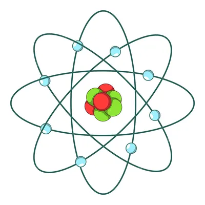 Символическое изображение атома, много…» — создано в Шедевруме