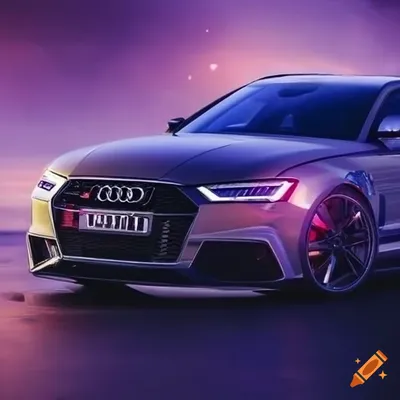 Profile picture of an audi rs6 on Craiyon