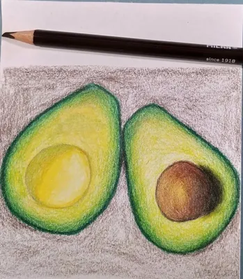 Как нарисовать авокадо: Пошаговая инструкция для начинающих художников