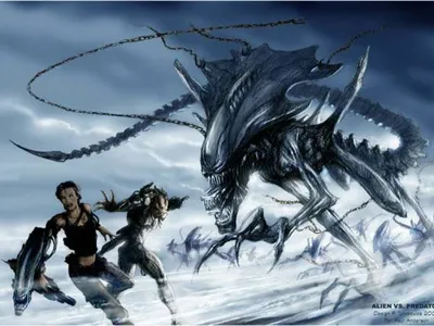 AVP: Alien vs. Predator Original 2004 U.S. Mini Movie Poster Set of 2 -  Posteritati Movie Poster Gallery