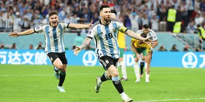 Аргентина — Австралия — 1:0. Лионель Месси открыл счет на 35-й минуте матча  1/8 финала ЧМ-2022. Видео