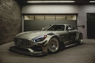 Обои на рабочий стол Авто марки Mercedes Mercedes-AMG GT стоит в тюнинге от  Prior Design, обои для рабочего стола, скачать обои, обои бесплатно