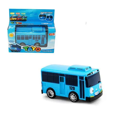 Звуковая игрушка-автобус Тайо с инерционным приводом в подарочной упаковке,  Приключения Тайо. - купить с доставкой по выгодным ценам в  интернет-магазине OZON (1302726143)