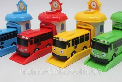 Tayo the Little Bus / Тайо маленький автобус Зеленый автобус Роги из  Приключения Тайо, машинка игрушка