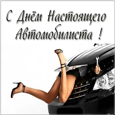 Шуточная открытка с Днём Автомобилиста женщине, девушке, автоледи • Аудио  от Путина, голосовые, музыкальные