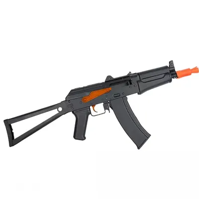 Купить Автомат на Орбизах Орбиган AK-74U ( Калаш ) Складной Приклад  Электрическое Оружие Премиум Качества с Аккумулятором BB Черный