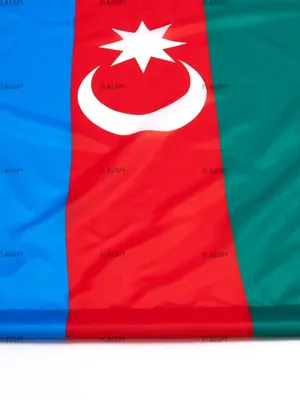 Виниловая наклейка \"Флаг Азербайджанской Республики\"