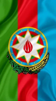 Флаг Азербайджана. Обои для рабочего стола. 1920x1080