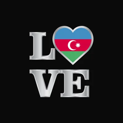 I love Azerbaijan Bicolor Heart T-shirt | eBay