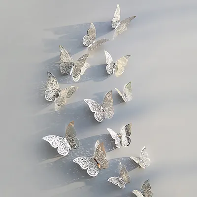 Настенная «летящая бабочка», наклейки для детской комнаты, гостиной,  крыльца, Угловое украшение, цветные бабочки на стене, стикер для дома |  AliExpress