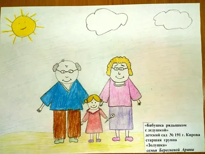 Простые рисунки для срисовки для начинающих карандашом бабушки и дедушки  (37 шт)