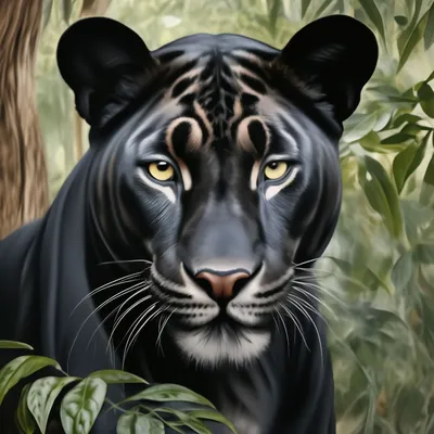 bagira, black tiger, black panther\" Essential T-Shirt by amoughaoui |  Redbubble