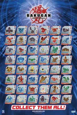 Карточки и фигурки Bakugan. - LastSticker.Ru